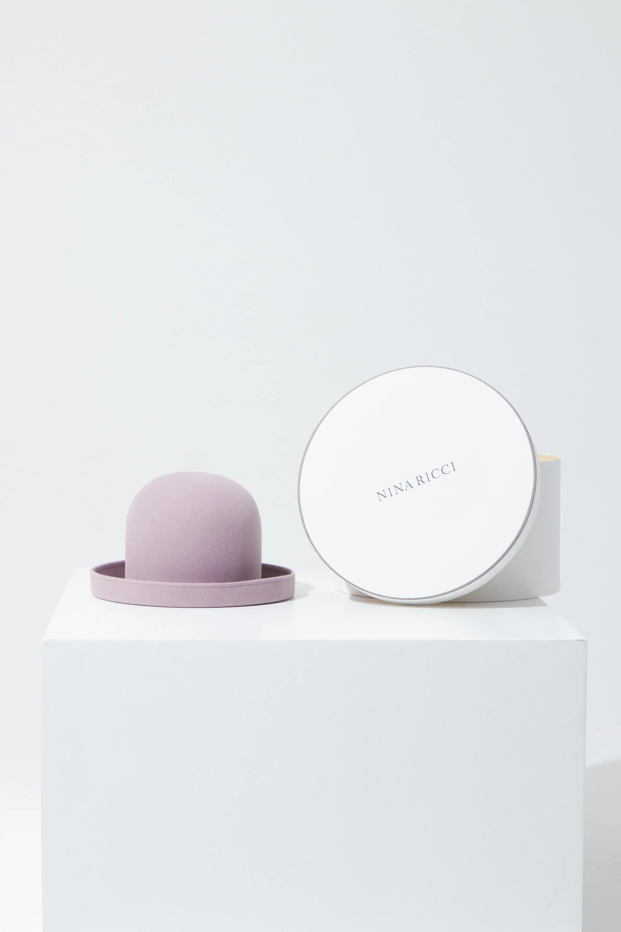 Nina Ricci Chapeau Hat - Dusty Pink