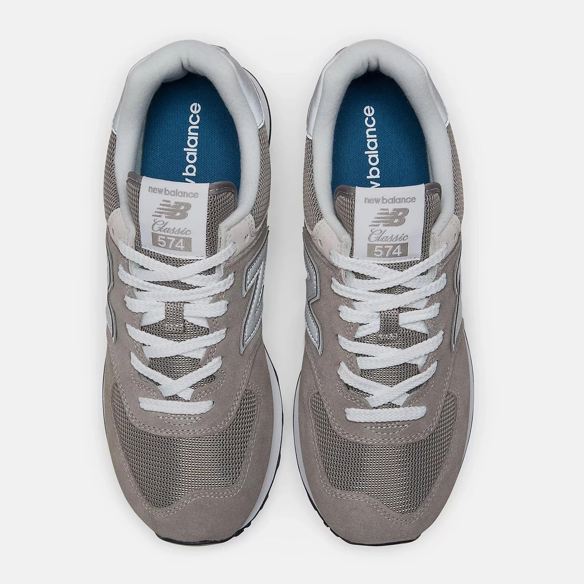 New Balance 574 Core Sneaker - Grey/White - Image 3