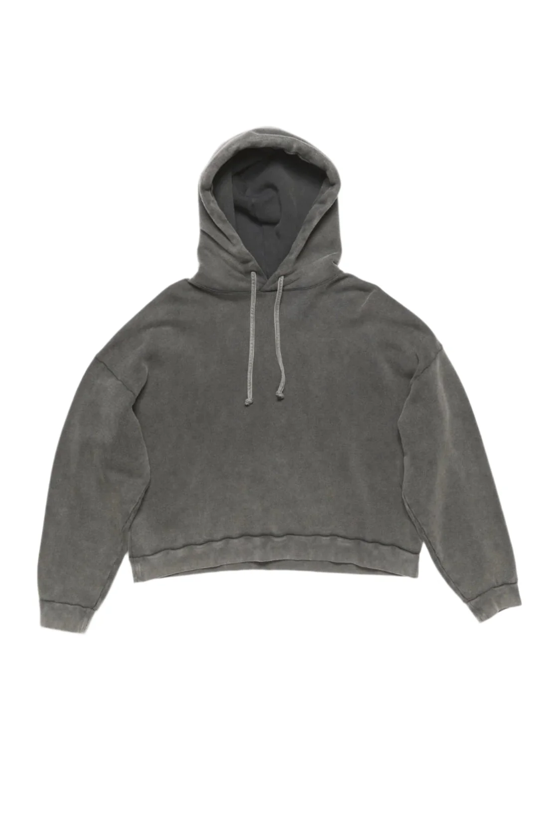 Acne Studios Hooded Sweater Logo Patch - Faded Black