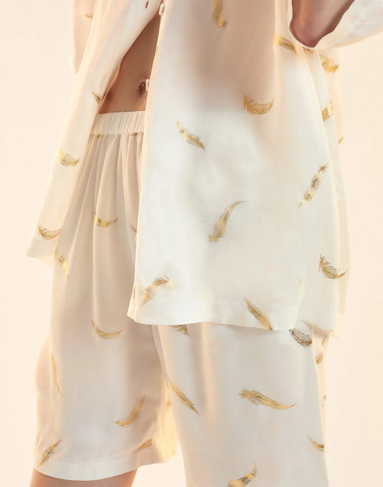 Cynthia Rowley Light as a Feather Camp Shirt - White - Image 4