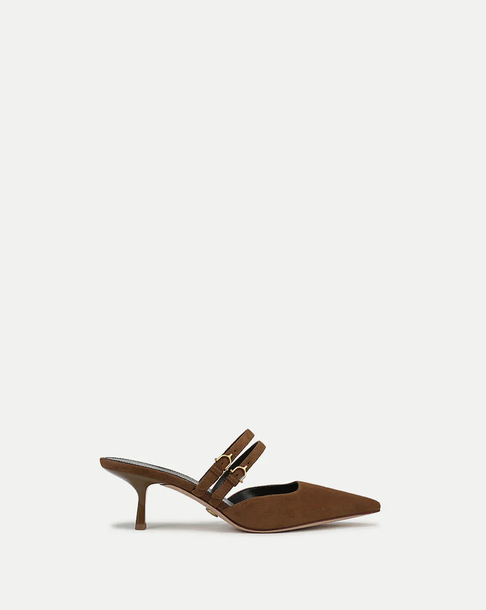 Veronica Beard Corrie Kitten Heel Mule