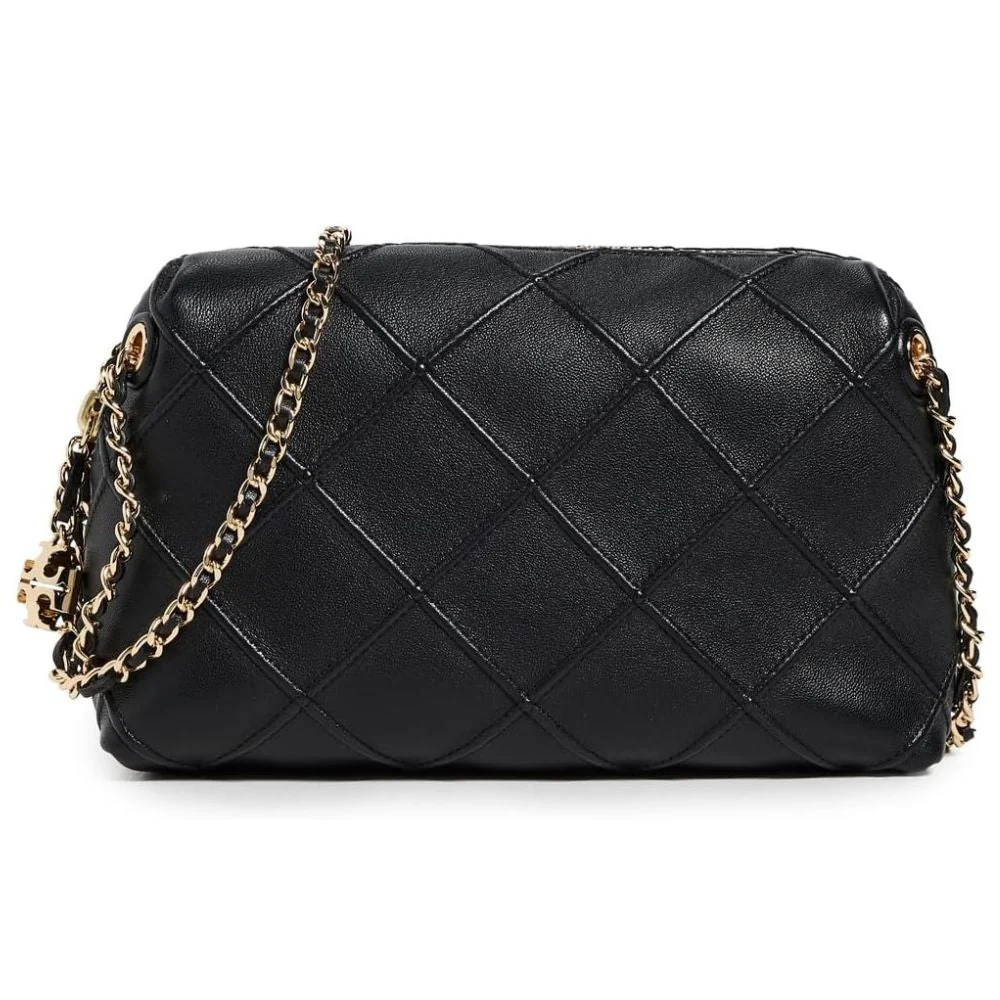 Tory Burch Fleming Small Crossbody Bag - Black