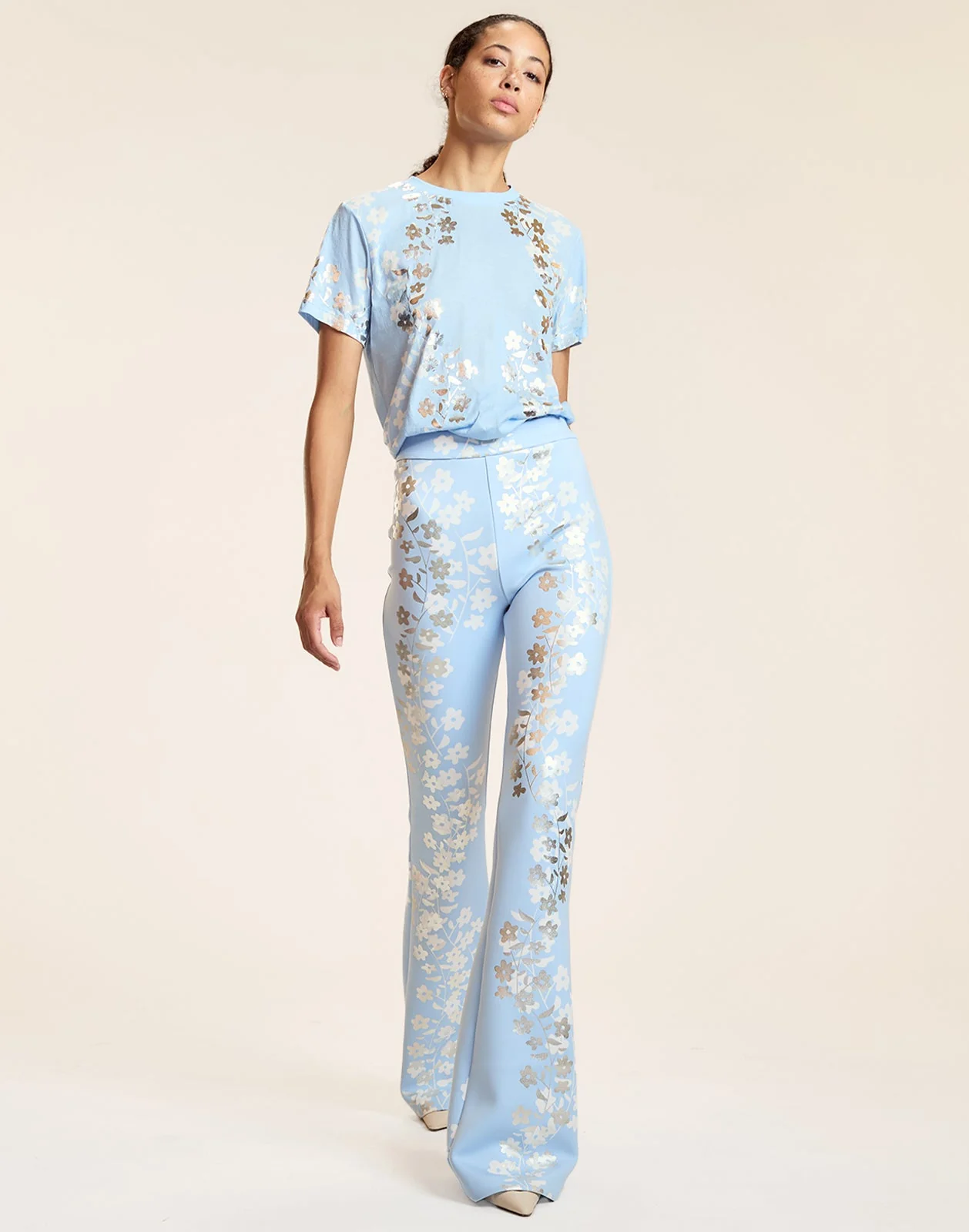 Cynthia Rowley Foil Printed Tee - Blusil - Image 2