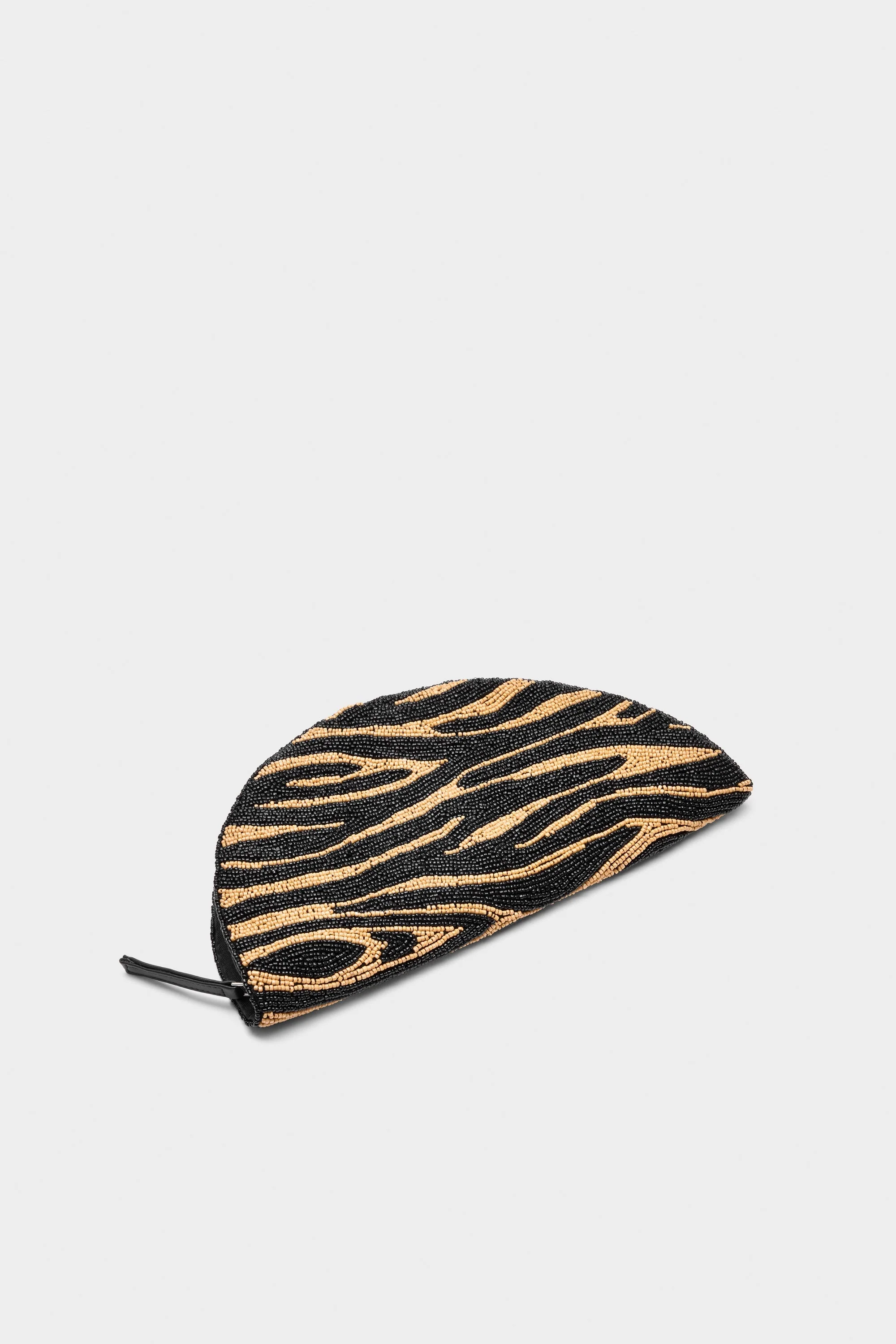 Simon Miller Beaded Lune Clutch - Brown Zebra - Image 2