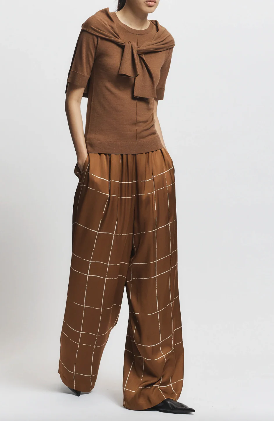 Saint Art Halsey Pull-On Print Pant - Ginger