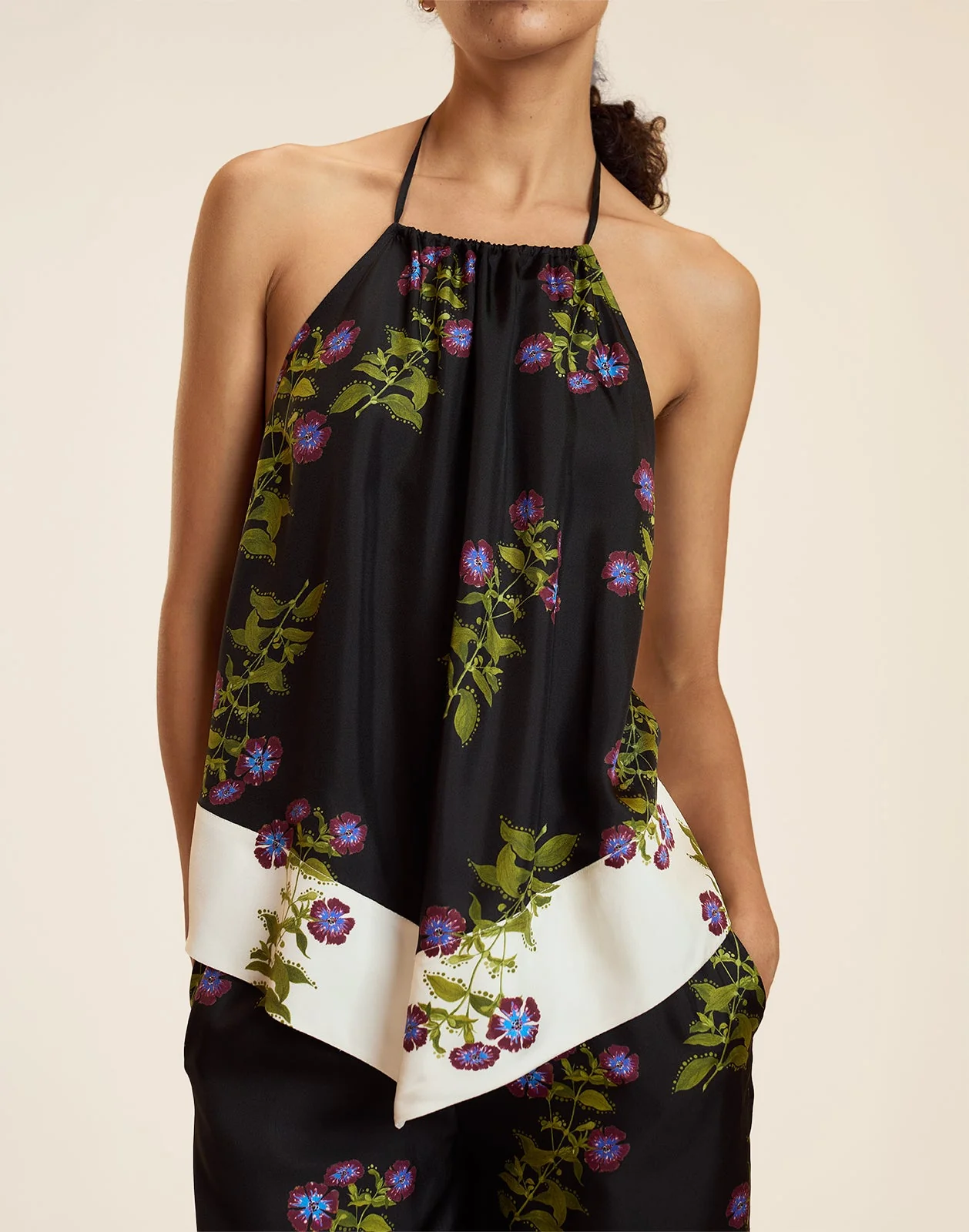 Cynthia Rowley Bon Voyage Top - BLKFL