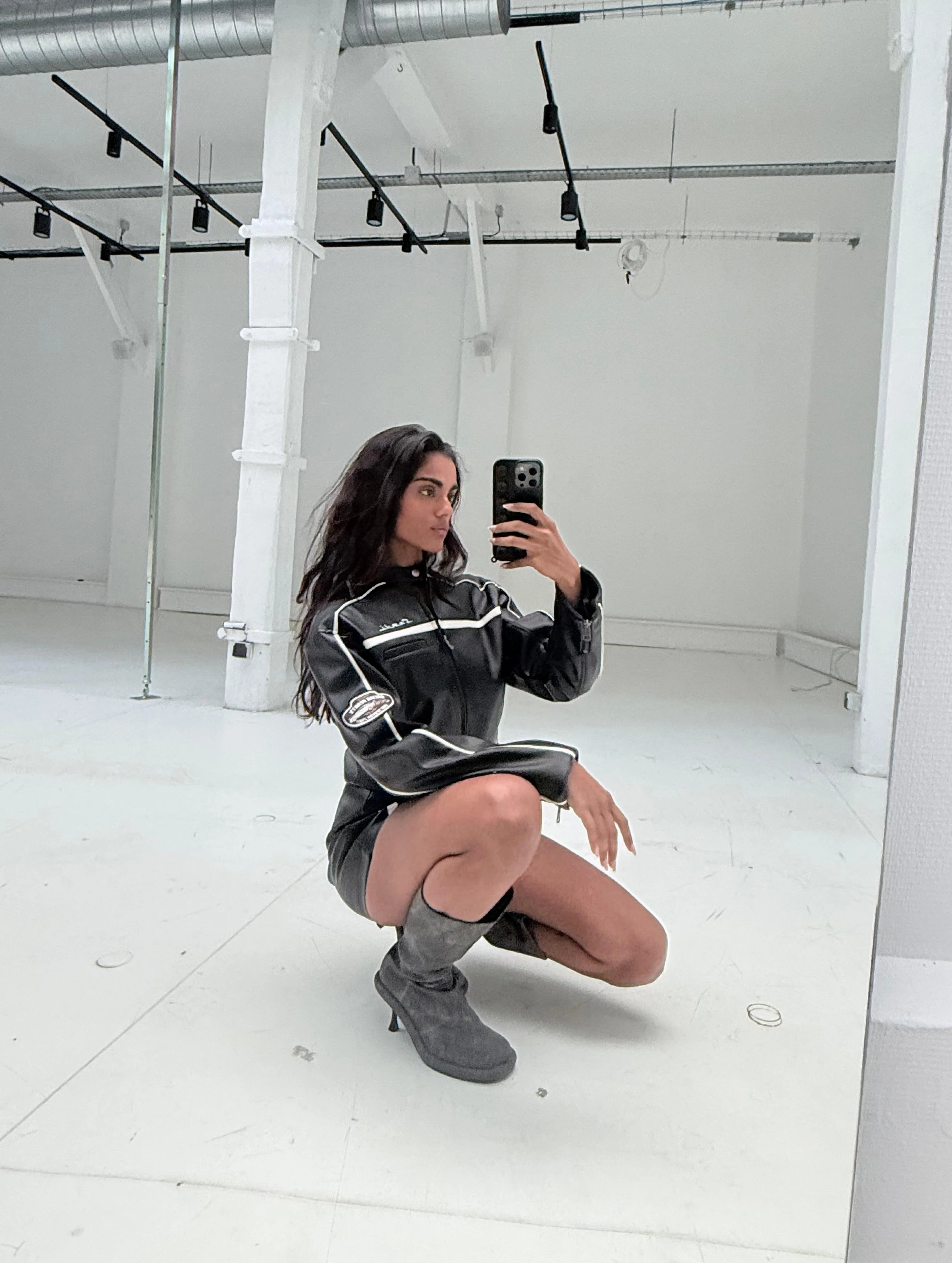 SAEMDI PU Biker Jacket - Image 4