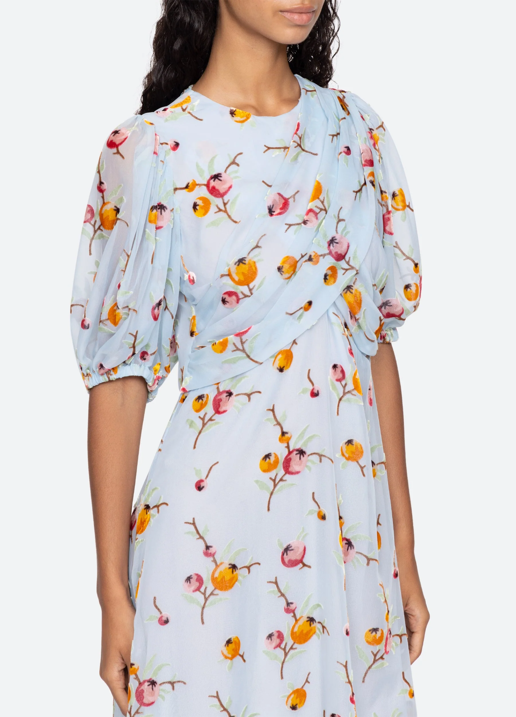 Sea NY Freya S/S Dress - Blue - Image 6