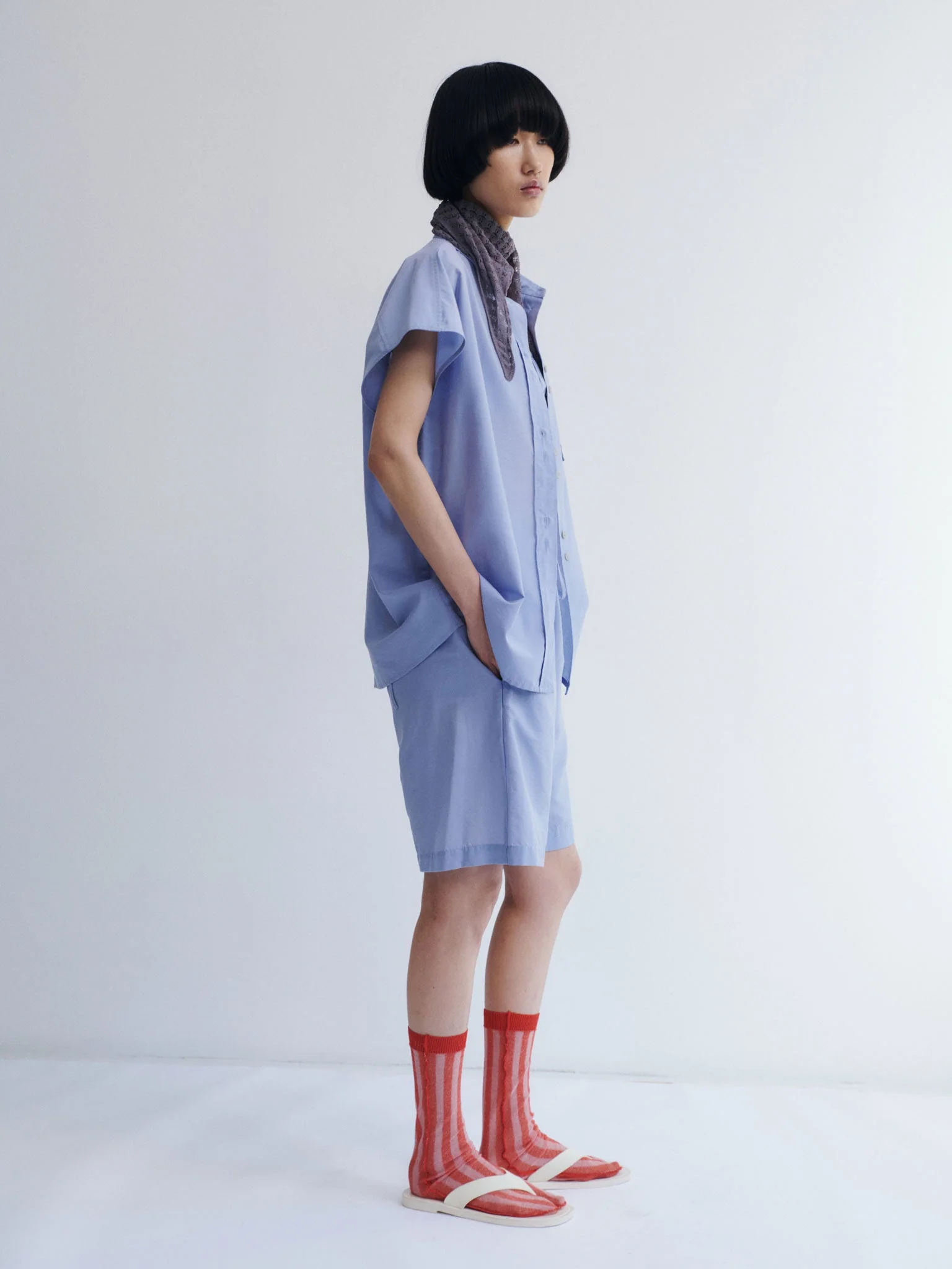 Rus Shingu Shorts - Salvia Blue - Image 2