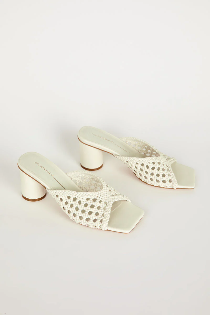 "INTENTIONALLY __________." Cassandra Vegan Heel - Image 7