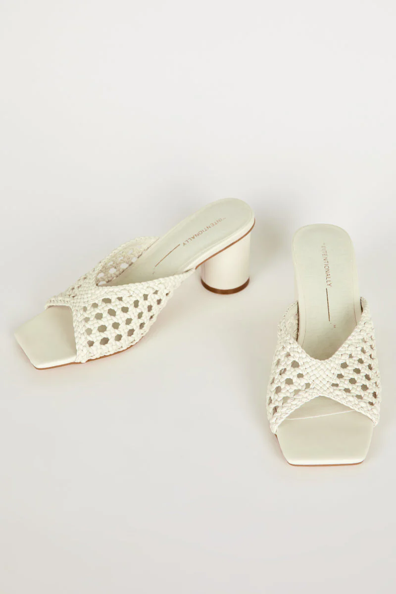 "INTENTIONALLY __________." Cassandra Vegan Heel - Image 9